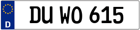 Truck License Plate